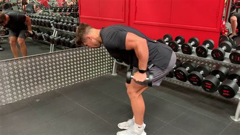 Bent Over Dumbbell Triceps Kickback YouTube