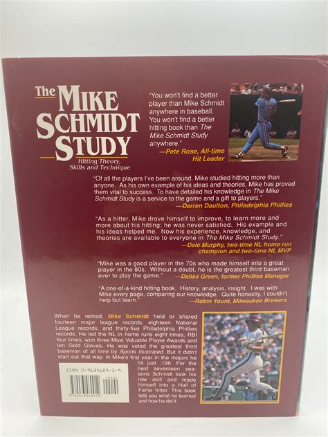 The Mike Schmidt Study - Mike Schmidt (Signed Book)