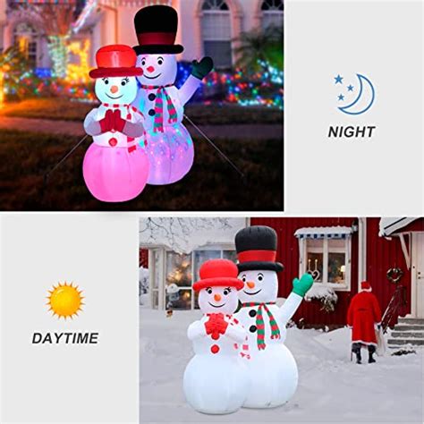 Firste 7ft Christmas Inflatables Snowman Giant Christmas Blow Up