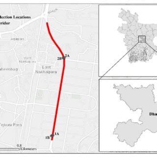 Study area with selected corridor for DBL | Download Scientific Diagram