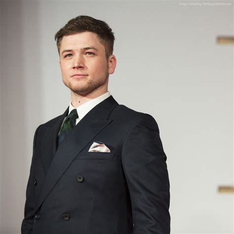 Twitter Taron Egerton Double Breasted Taron Egerton Kingsman