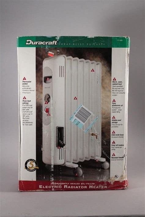 Duracraft Electric Radiator Heater Dec 06 2015 The Auction House Sacramento In Ca