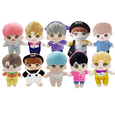 Korea K Pop Doll Plush Toys Cute Baby Doll Bodyclothes Idol Boy Band