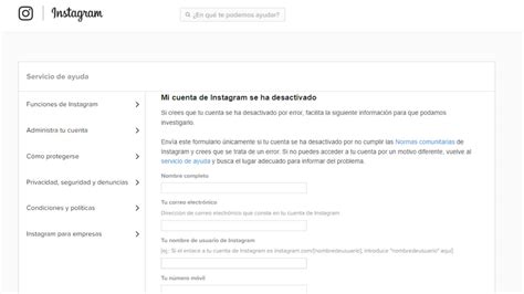 Cómo recuperar una cuenta suspendida en Instagram estos son los pasos