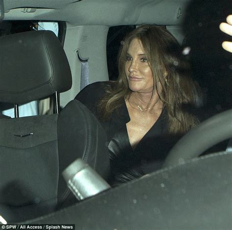 Caitlyn Jenner Wears Leather Mini Dress As She Parties In La Gay Bar