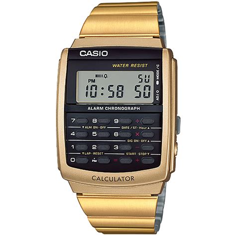 Ca G Avt Gold Data Bank Watch Casio