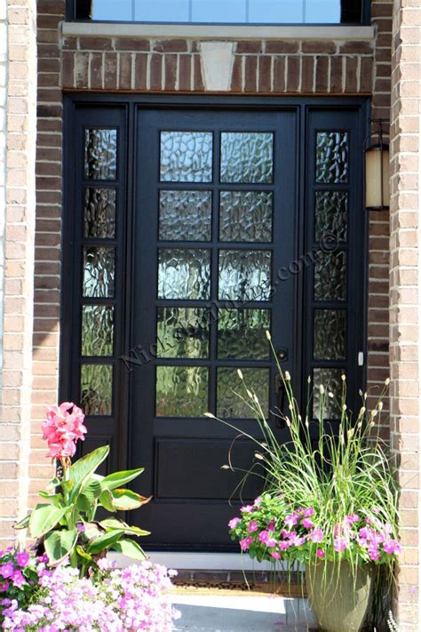 This Beautiful Black Front Door Is Better Then A Fiberglass Door It Is