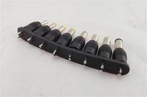 8Pcs 1 Lot Universal DC AC 2 Pin Plug Straight Charger Tip Power