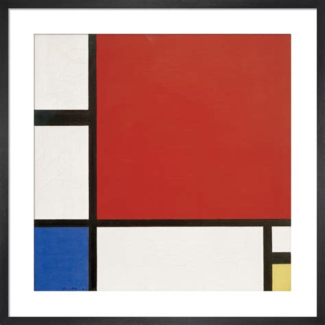 Composition In Red Blue And Yellow Art Print By Piet Mondrian