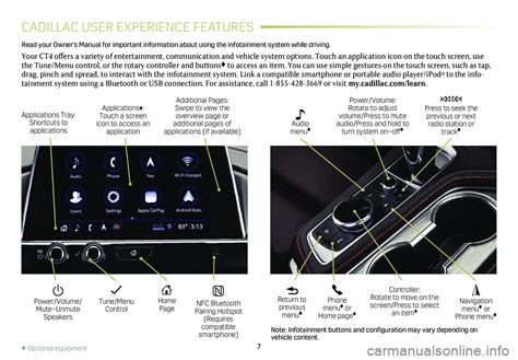 Cadillac Ct4 2020 Convenience And Personalization Guide 20 Pages