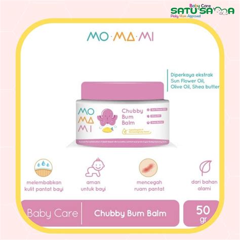 Jual Momami Chubby Bum Balm Cream Ruam Popok Bayi 50 Gr Shopee