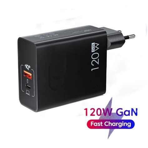 Carregador Usb De W Gan Tipo C Portas Carga R Pida Qc Para