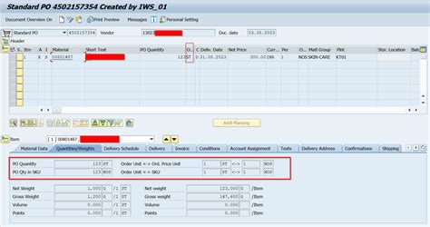 Sap Mm Purchase Order Uom Change With Info Record Sap Community