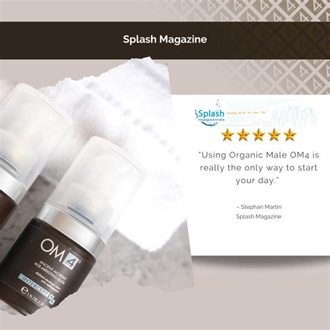 Reviews And Press Om4 Organic Male