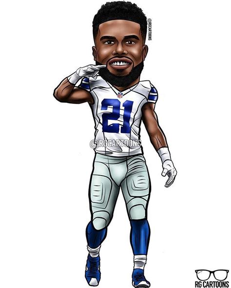 Ezekiel Elliott The Star Running Back For The Dallas Cowboys