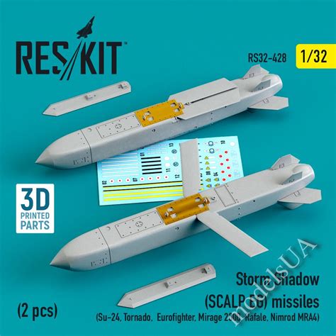 Modelsua Resin D Printed Storm Shadow Scalp Eg Missiles