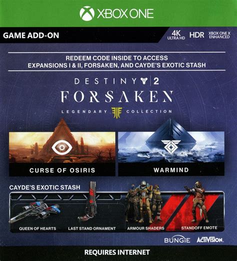 Destiny 2 Forsaken Legendary Collection Cover Or Packaging Material