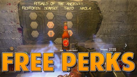 Free Mystery Perks Origins How To Get More Than Perks Zombies