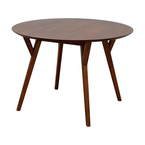 31 Off West Elm West Elm Mid Century Round Expandable Dining Table