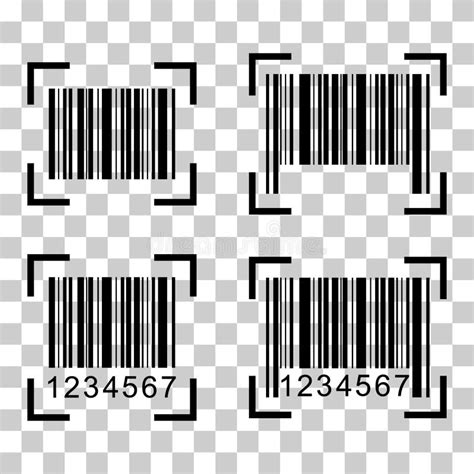 Barcode Vector Icon Bar Code For Web Flat Design Stock Illustration