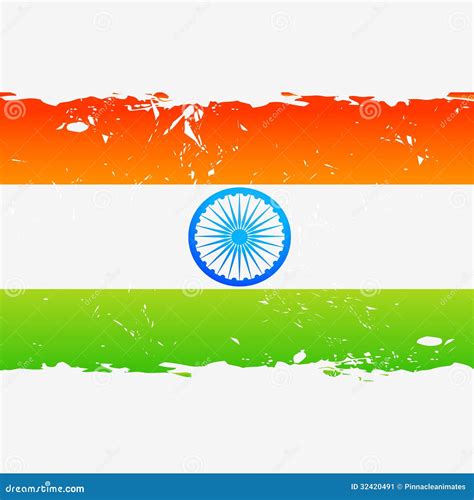 Indian Flag Cartoon Vector | CartoonDealer.com #32420491