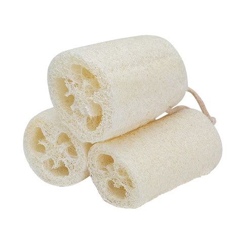 Clearing Hicafh 3pc Natural Organic Loofah Sponges Exfoliating Shower