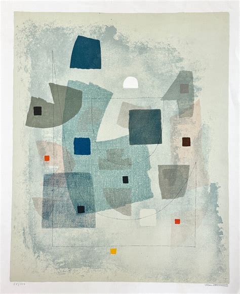 Eugene Witten American B 1920 Modernist Abstract Etsy
