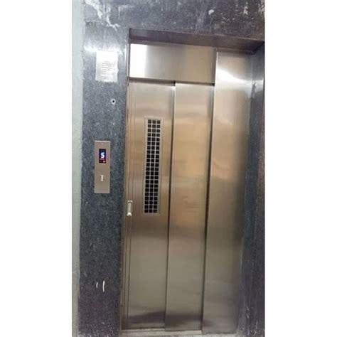 Stainless Steel Center Opening Telescopic Passenger Elevator At Rs