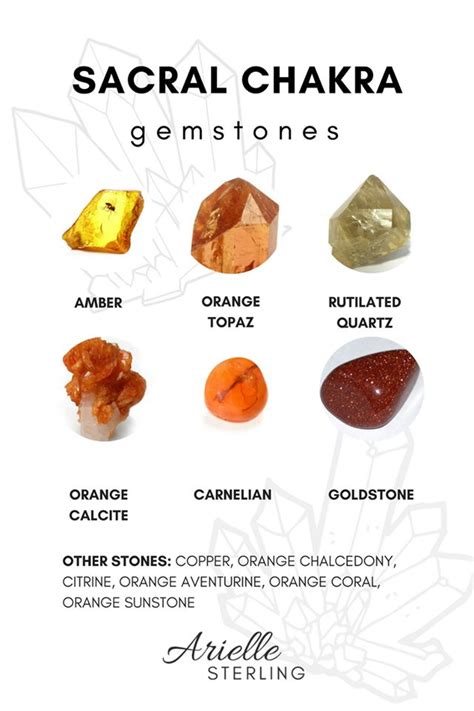 Sacral Chakra crystals