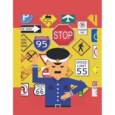 Buy Road safety and Traffic signs coloring books for kids: Road Signs Coloring Book for Children ...