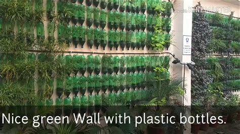 Amazing Plastic Bottles Vertical Garden Ideas Green Plastic Bottles