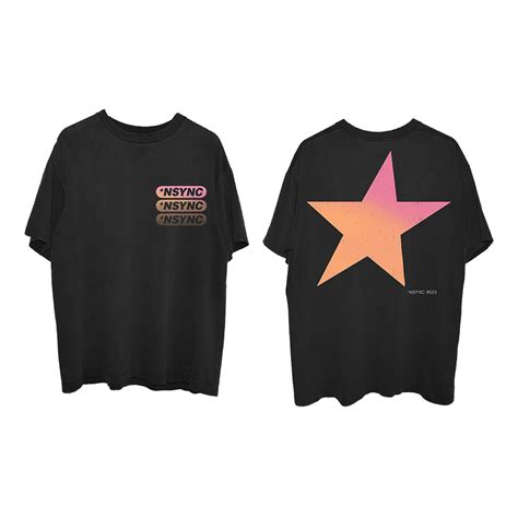 Nsync Debut Album Cover T Shirt Nsync Official Store