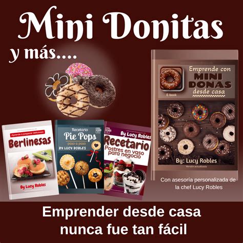 MINI DONAS Y REPOSTERÍA PARA EMPRENDEREBOOK BONOS GRATIS