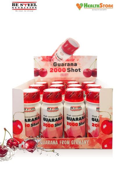 Гуарана, энергетик Be Steel Nutrition Guarana 2000 Shot 12шот*60мл ...