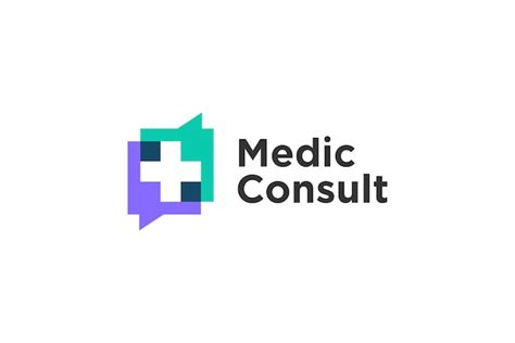 Dise O De Logotipo De Consultor A M Dica Vector Premium