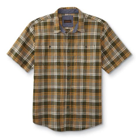 Northwest Territory Mens Big And Tall Short Sleeve Button Front Shirt