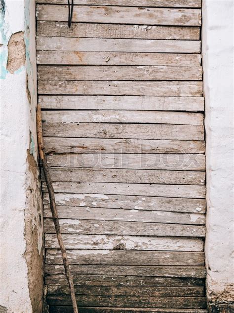 Old White Doors Wood Texture Old Stock Image Colourbox