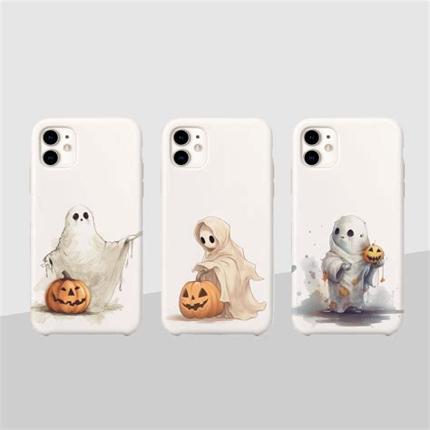 Ghost Phone Case Cute Ghost Case Ghost Case Samsung Etsy