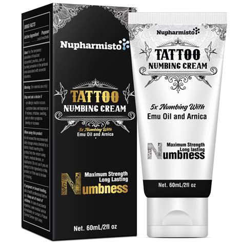 Buy Maximum Strength Numbing Cream Tattoo Oz Ml Painless Tattoo