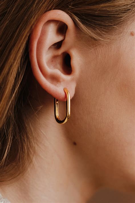 Oval Earrings Gold KÒty