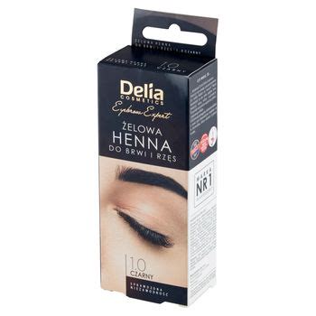 Delia Cosmetics Eyebrow Expert Żelowa henna do brwi i rzęs 1 0 czarny