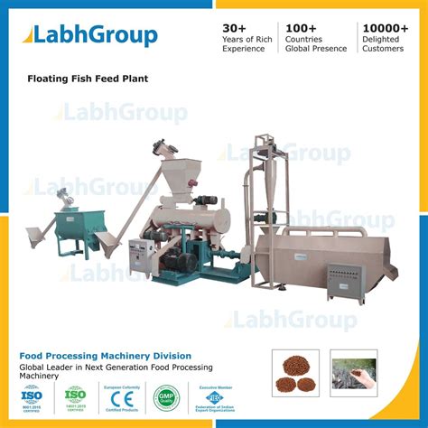 Floating Fish Feed Making Machines Production Plant At Rs 1000000