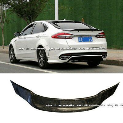 Forged Carbon Fiber For Ford Fusion Mondeo 2013 2020 Rear Trunk Lip