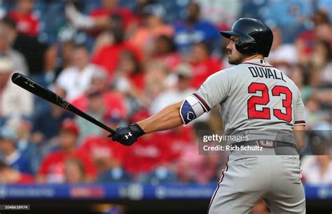 Adam Duvall Of The Atlanta Braves During A Game Against The News Photo Getty Images