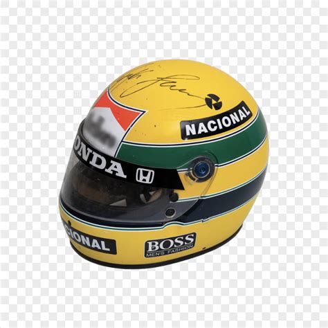 Ayrton Senna Official F1 Helmet | Citypng