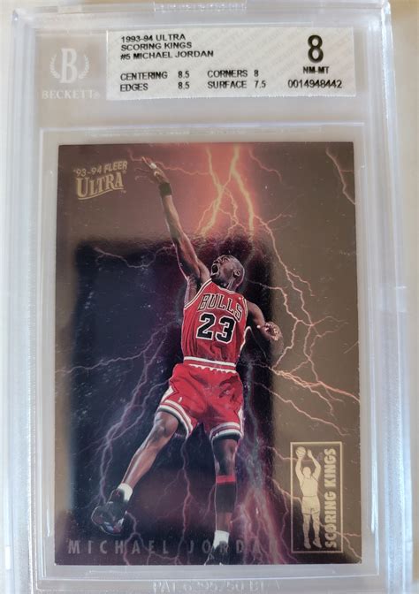 1993 Fleer Ultra Michael Jordan Scoring Kings BGS 8 W 2x 8 5 Subs MySlabs