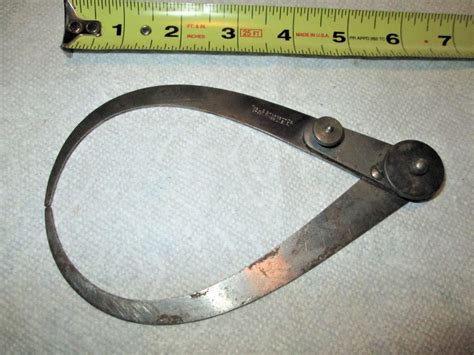 Vintage Starrett 6 Outside Caliper W Fine Adjuster Antique Price