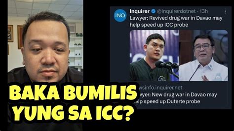 D G War Ni Mayor Baste Duterte Baka Maka Apekto Sa ICC Case Ni PRRD