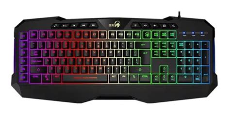 Teclado Gamer Gx Genius Scorpion K Pro Rgb Cuotas Sin Inter S