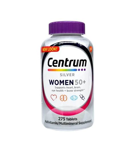 Centrum Silver Women Multivitamin 50 275 Tablets Wealzin